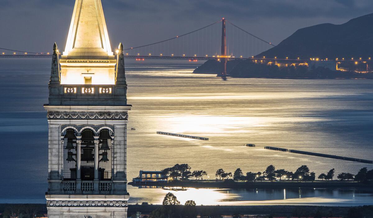 Image of the Campanile at Berkeley in 2021