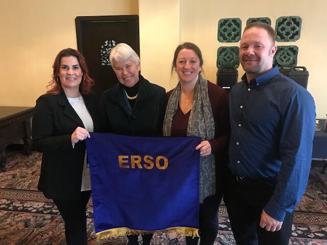 Image of Chancellor Christ and some ERSO region staff
