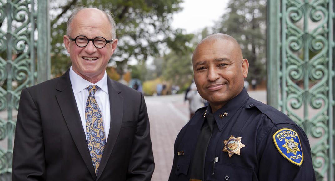 Image of Marc Fisher and UCPD Assistant Chief Joey Williams