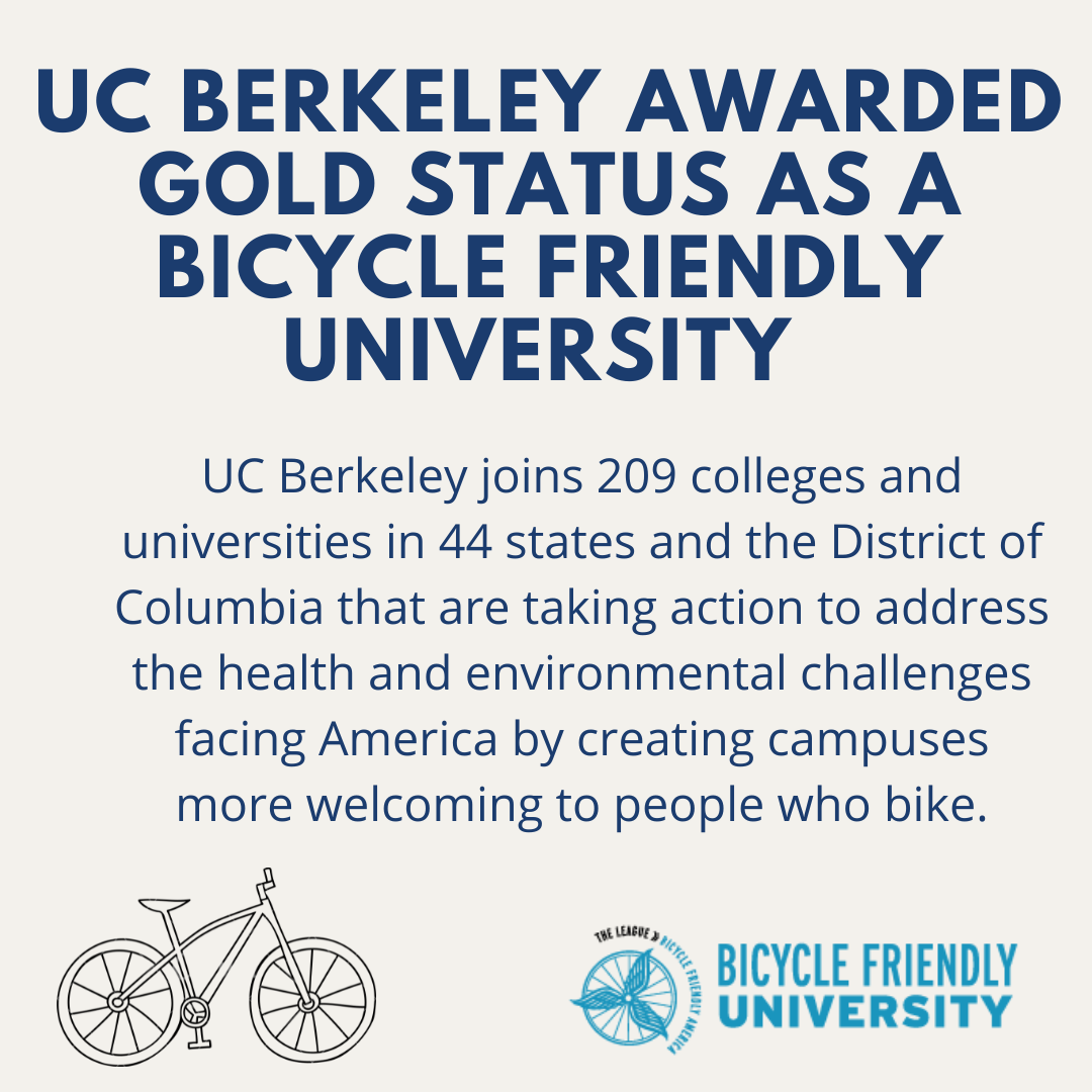 Picture of UCB Award for Bicycle Friendly University