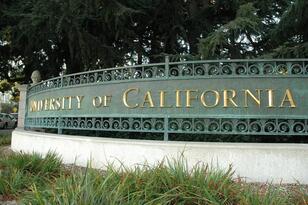 Image of University of California sign